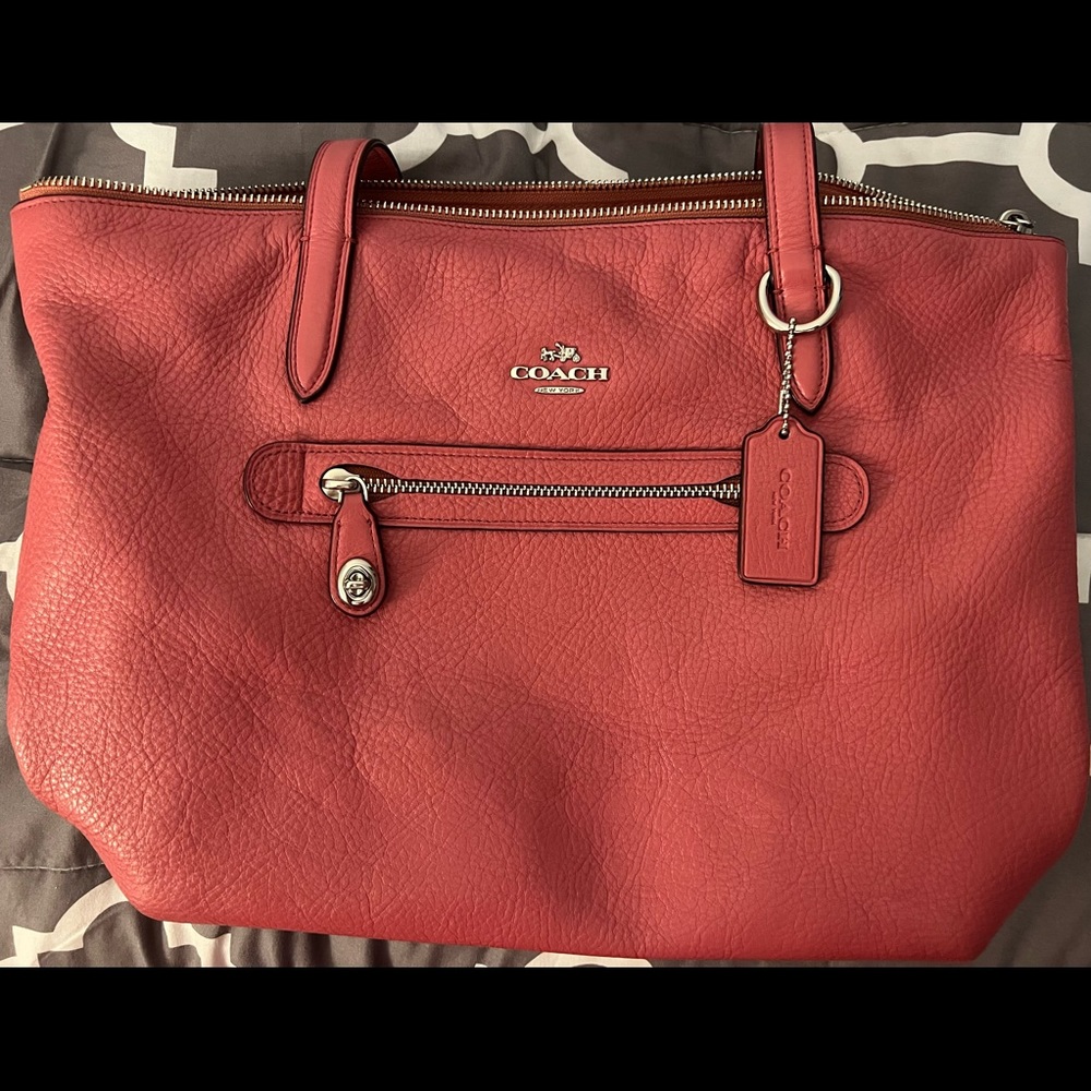 Rose pink Coach purse